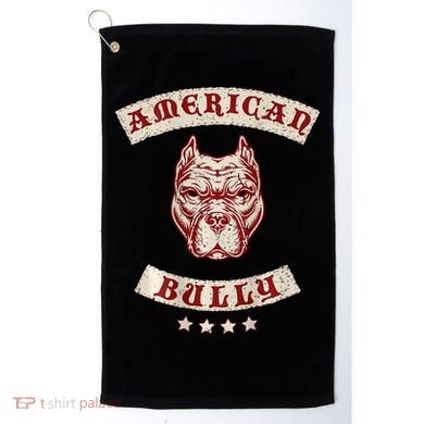 Pit Bull American Bully Dog Breed Mc Style Golf Towel