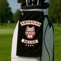 Pit Bull American Bully Dog Breed Mc Style Golf Towel thumb 2