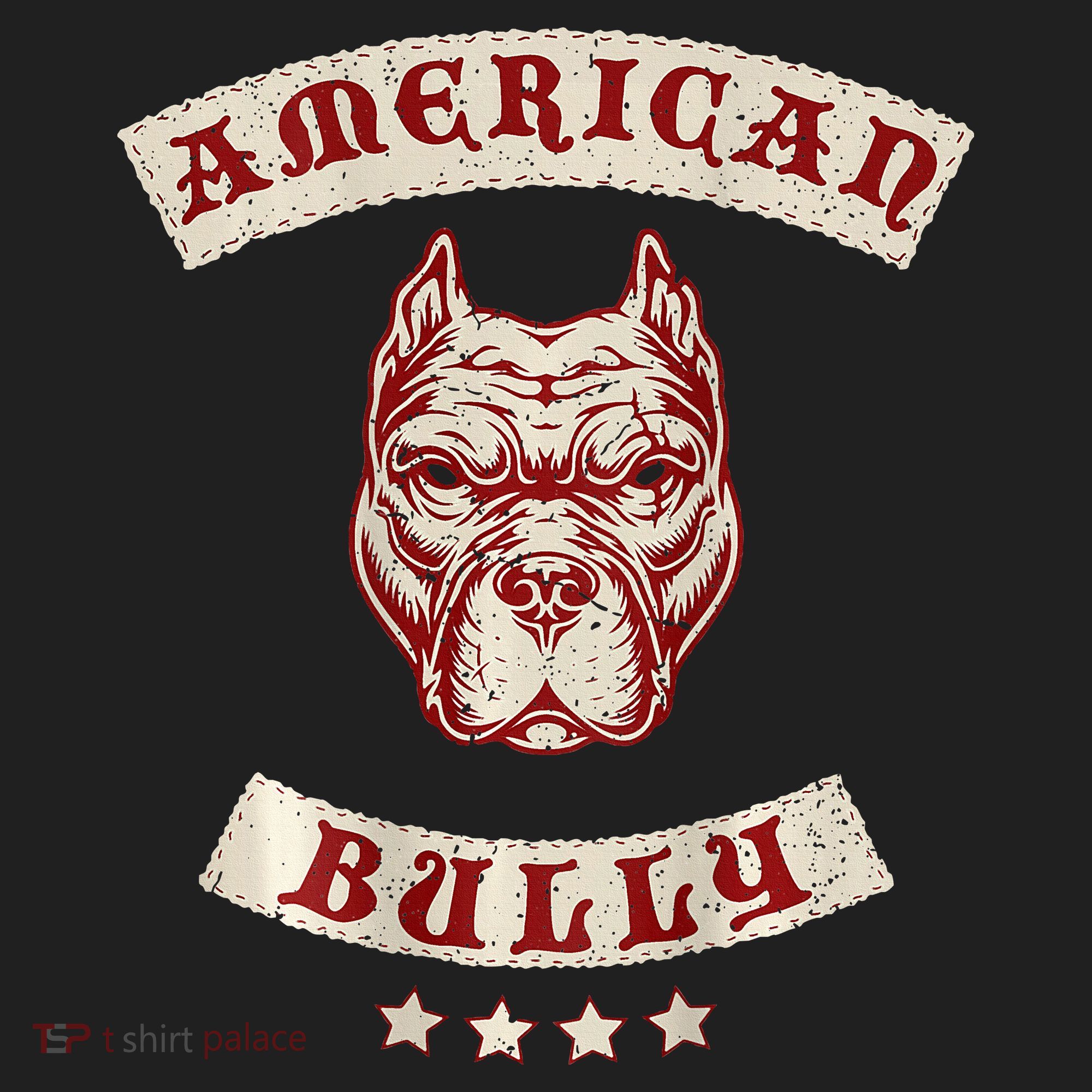 Pit Bull American Bully Dog Breed Mc Style Golf Towel