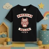 Pit Bull American Bully Dog Breed Mc Style Toddler T-Shirt thumb 3