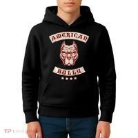 Pit Bull American Bully Dog Breed Mc Style Kids Hoodie thumb 4
