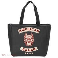 Pit Bull American Bully Dog Breed Mc Style Tote Bag thumb 0