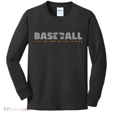 Pitcher Baseball Apparel Baseball Kids Long Sleeve Shirt