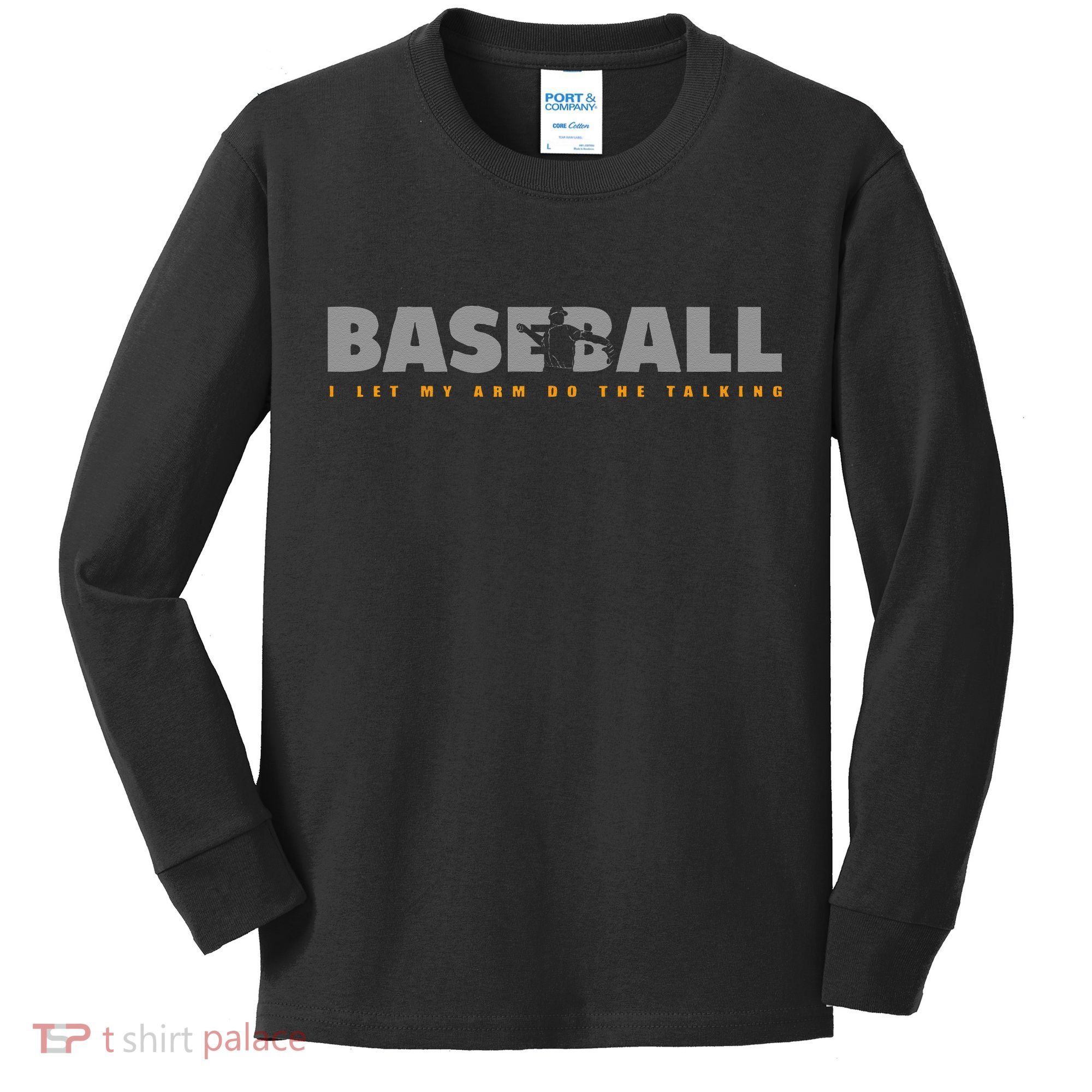 Pitcher Baseball Apparel Baseball Kids Long Sleeve Shirt