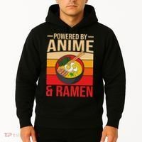 Powered By Anime And Ramen Love Noodles Women Hoodie thumb 2