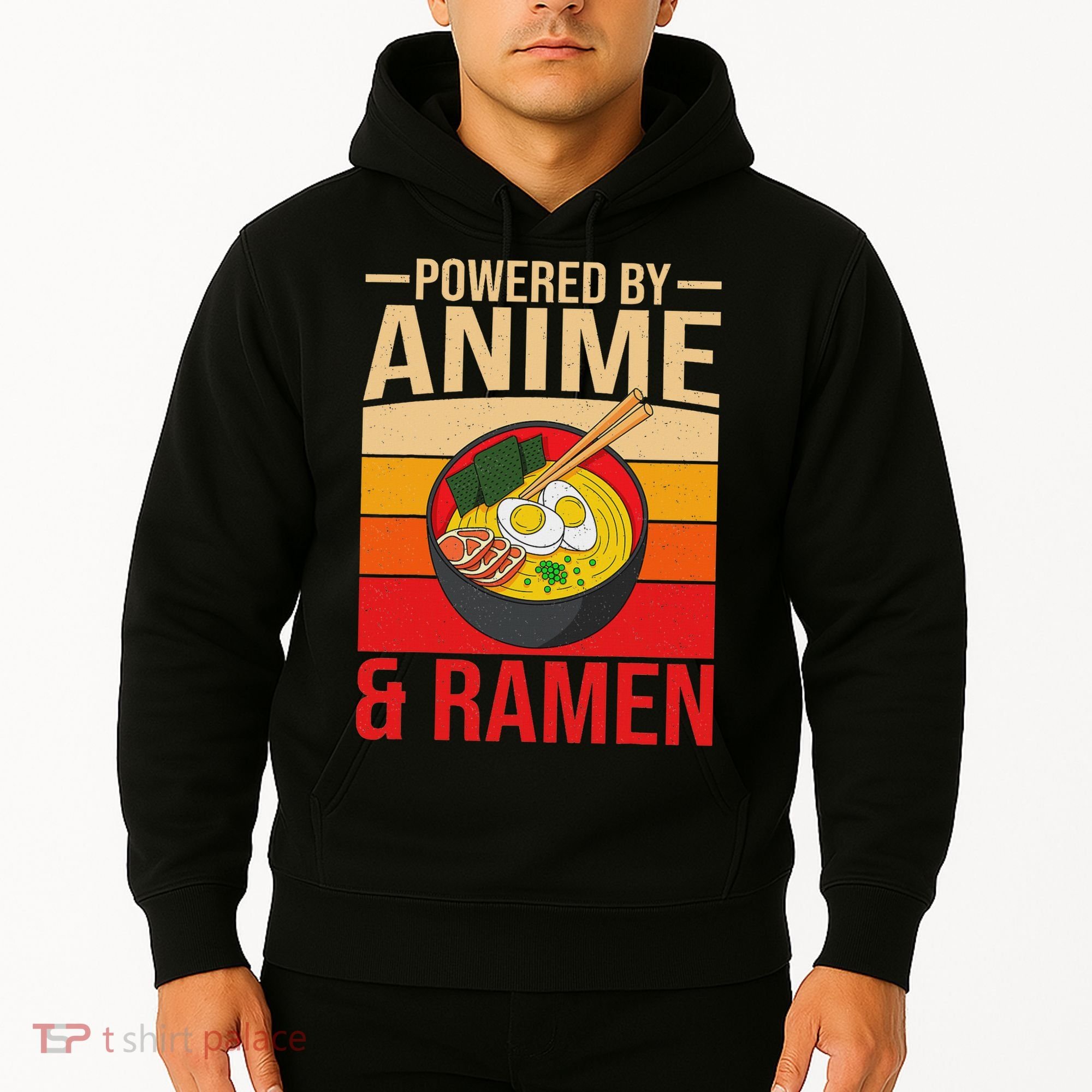 Powered By Anime And Ramen Love Noodles Women Hoodie