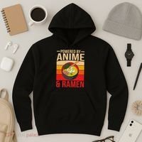 Powered By Anime And Ramen Love Noodles Women Hoodie thumb 3