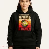 Powered By Anime And Ramen Love Noodles Women Hoodie thumb 5