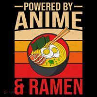 Powered By Anime And Ramen Love Noodles Women Hoodie thumb 7