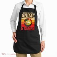 Powered By Anime And Ramen Love Noodles Women Apron thumb 2
