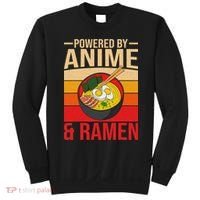 Powered By Anime And Ramen Love Noodles Women Sweatshirt thumb 0