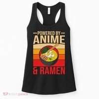 Powered By Anime And Ramen Love Noodles Women Women's Tank Top thumb 0