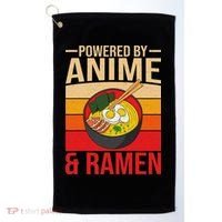 Powered By Anime And Ramen Love Noodles Women Golf Towel thumb 0