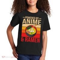 Powered By Anime And Ramen Love Noodles Women Kids T-Shirt thumb 2