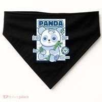 Panda Bear Animal Anatomy USA-Made Doggie Bandana thumb 0