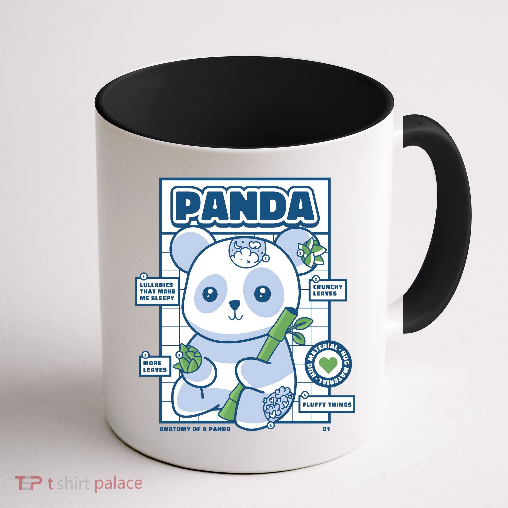 Panda Bear Animal Anatomy Coffee Mug