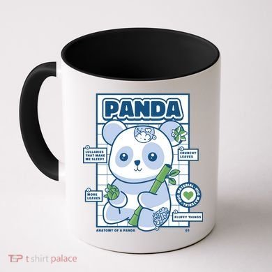Panda Bear Animal Anatomy Coffee Mug