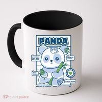 Panda Bear Animal Anatomy Coffee Mug thumb 0