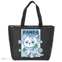 Panda Bear Animal Anatomy Tote Bag thumb 0
