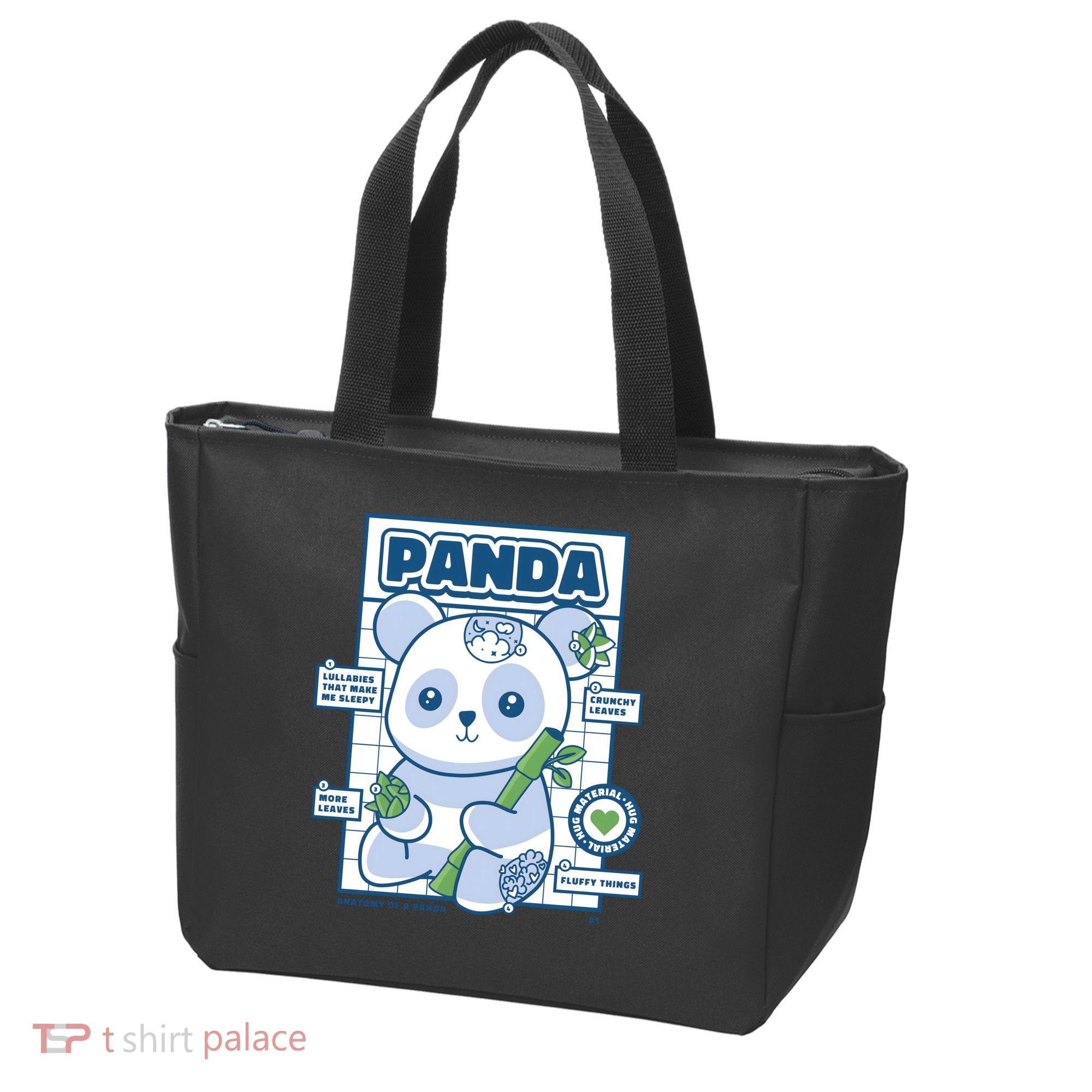 Panda Bear Animal Anatomy Tote Bag