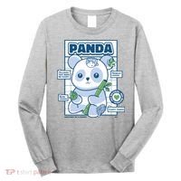 Panda Bear Animal Anatomy Long Sleeve Shirt thumb 0