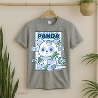 Panda Bear Animal Anatomy T-Shirt thumb 2