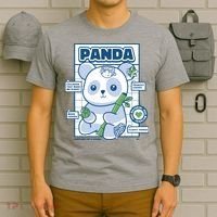 Panda Bear Animal Anatomy T-Shirt thumb 6