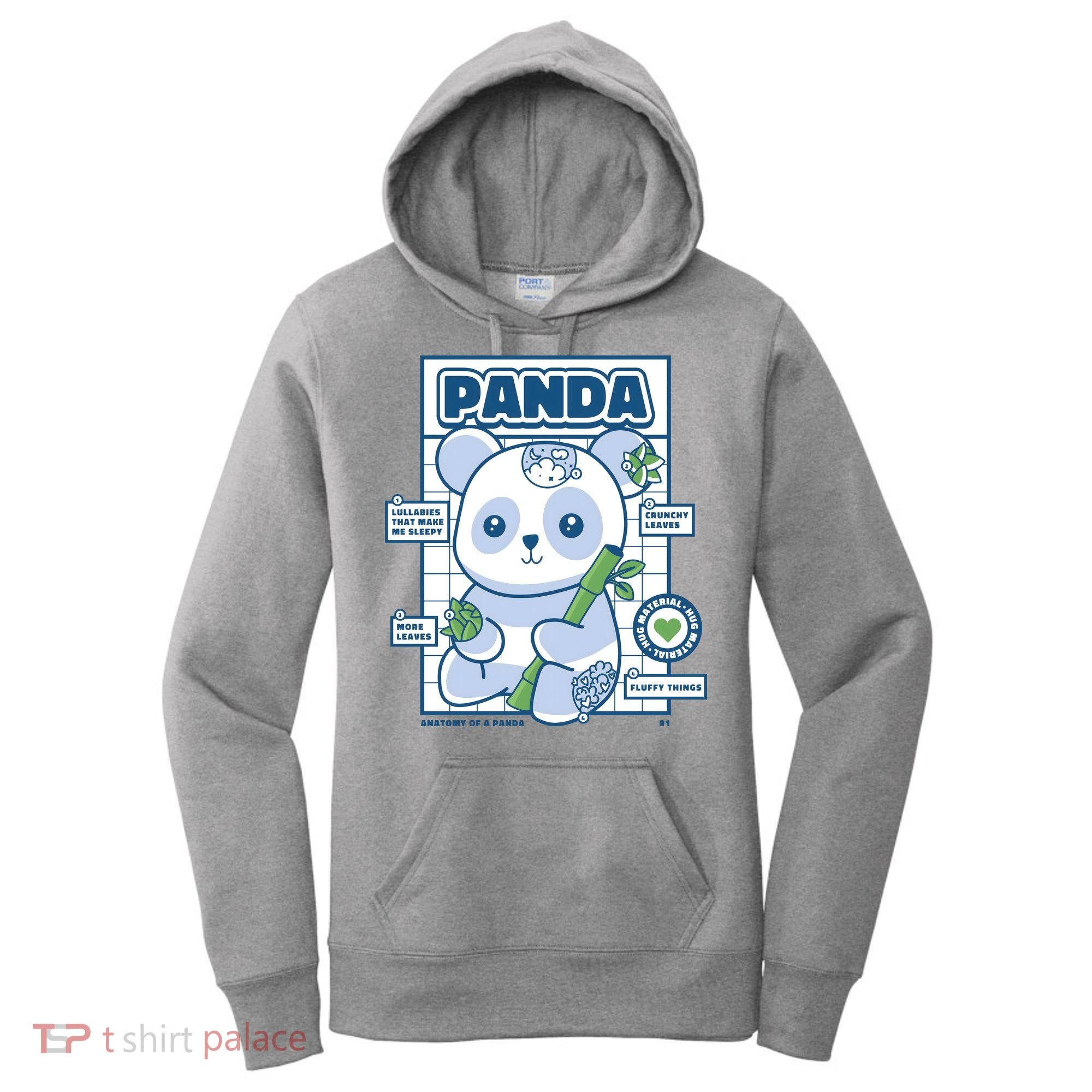 Panda Bear Animal Anatomy Women's Hoodie