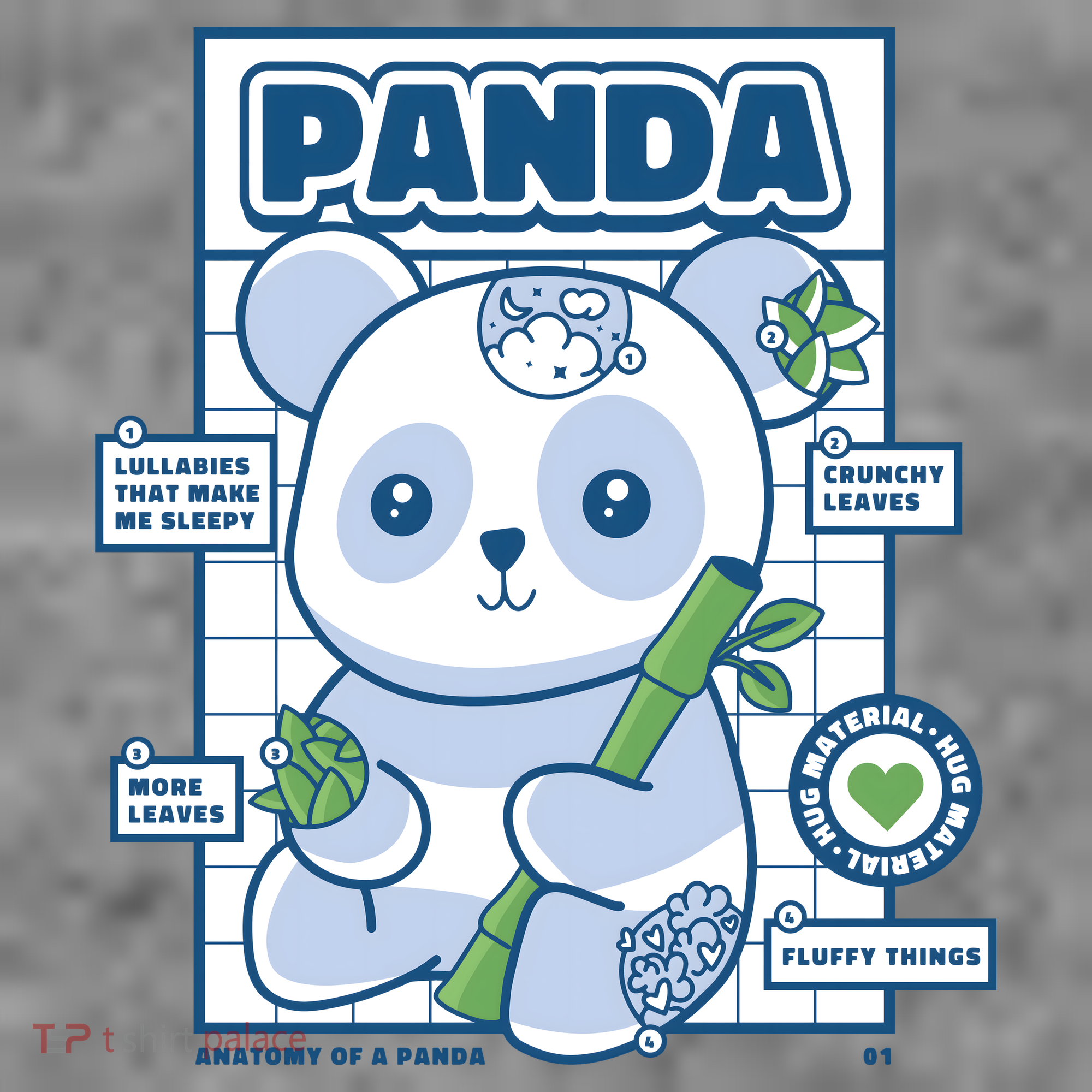Panda Bear Animal Anatomy Women's Tank Top