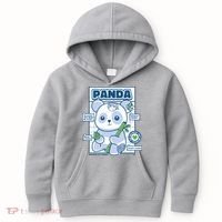 Panda Bear Animal Anatomy Kids Hoodie thumb 0