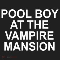 Pool Boy At The Vampire Mansion Golf Towel thumb 3