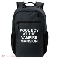 Pool Boy At The Vampire Mansion Backpack thumb 0
