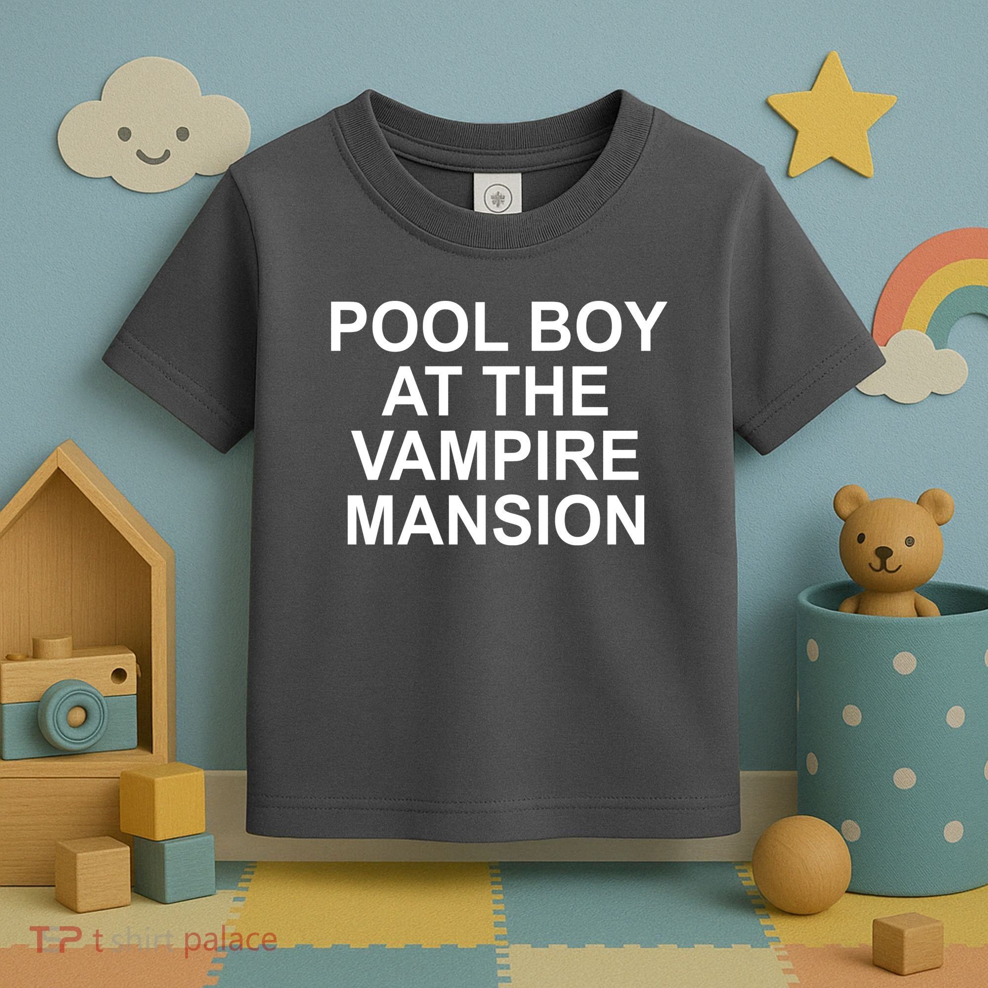 Pool Boy At The Vampire Mansion Toddler T-Shirt