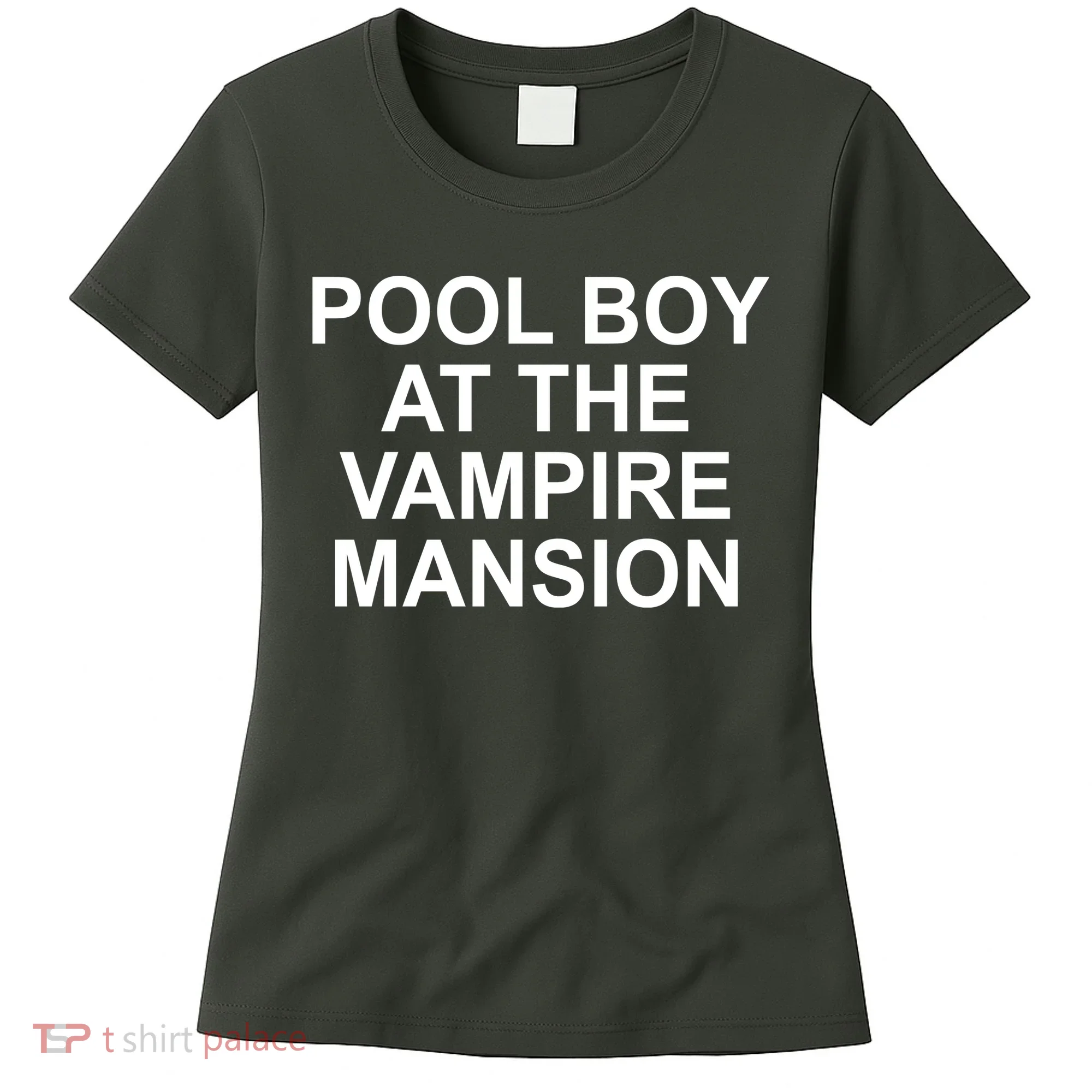 Pool Boy At The Vampire Mansion Women's T-Shirt