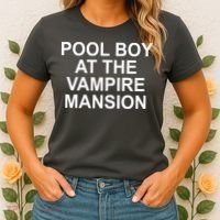 Pool Boy At The Vampire Mansion Women's T-Shirt thumb 2