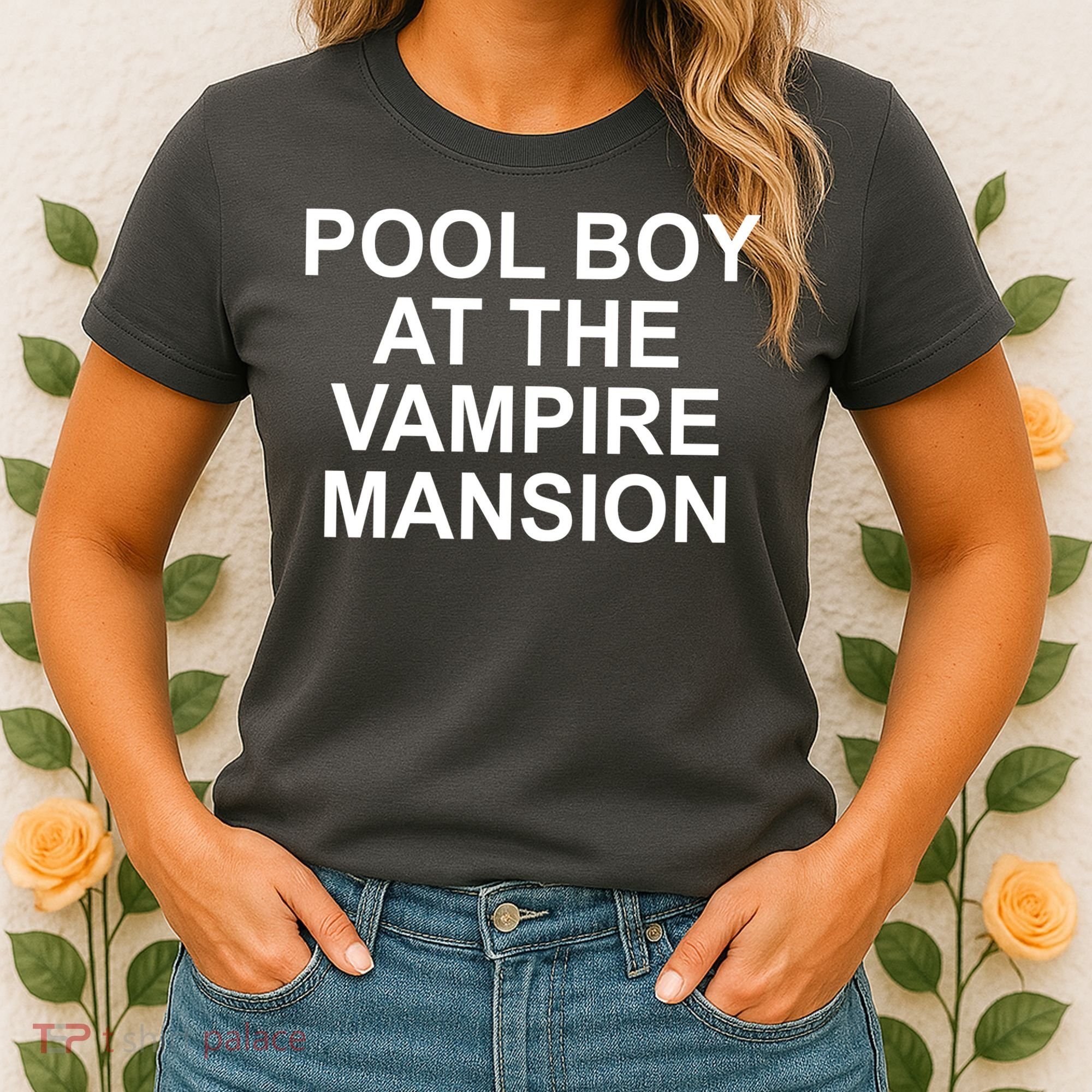 Pool Boy At The Vampire Mansion Women's T-Shirt