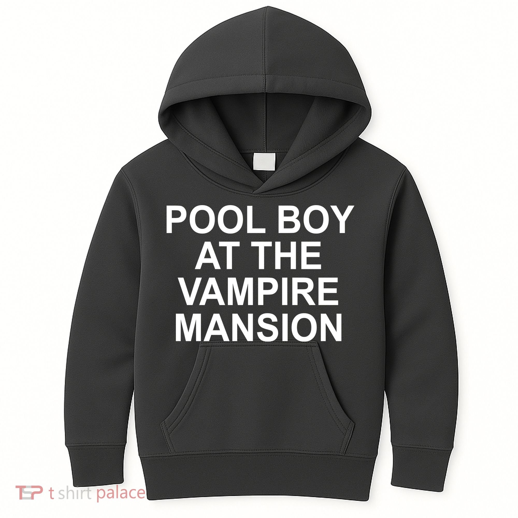 Pool Boy At The Vampire Mansion Kids Hoodie