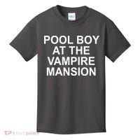 Pool Boy At The Vampire Mansion Kids T-Shirt thumb 0