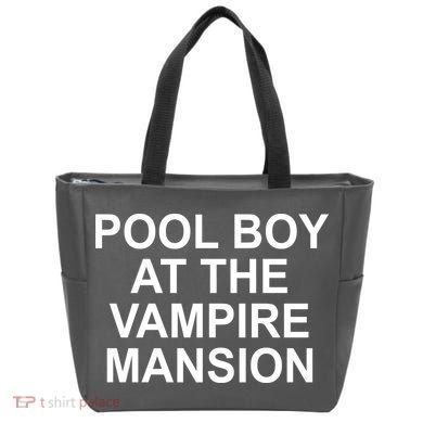 Pool Boy At The Vampire Mansion Tote Bag