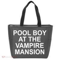 Pool Boy At The Vampire Mansion Tote Bag thumb 0