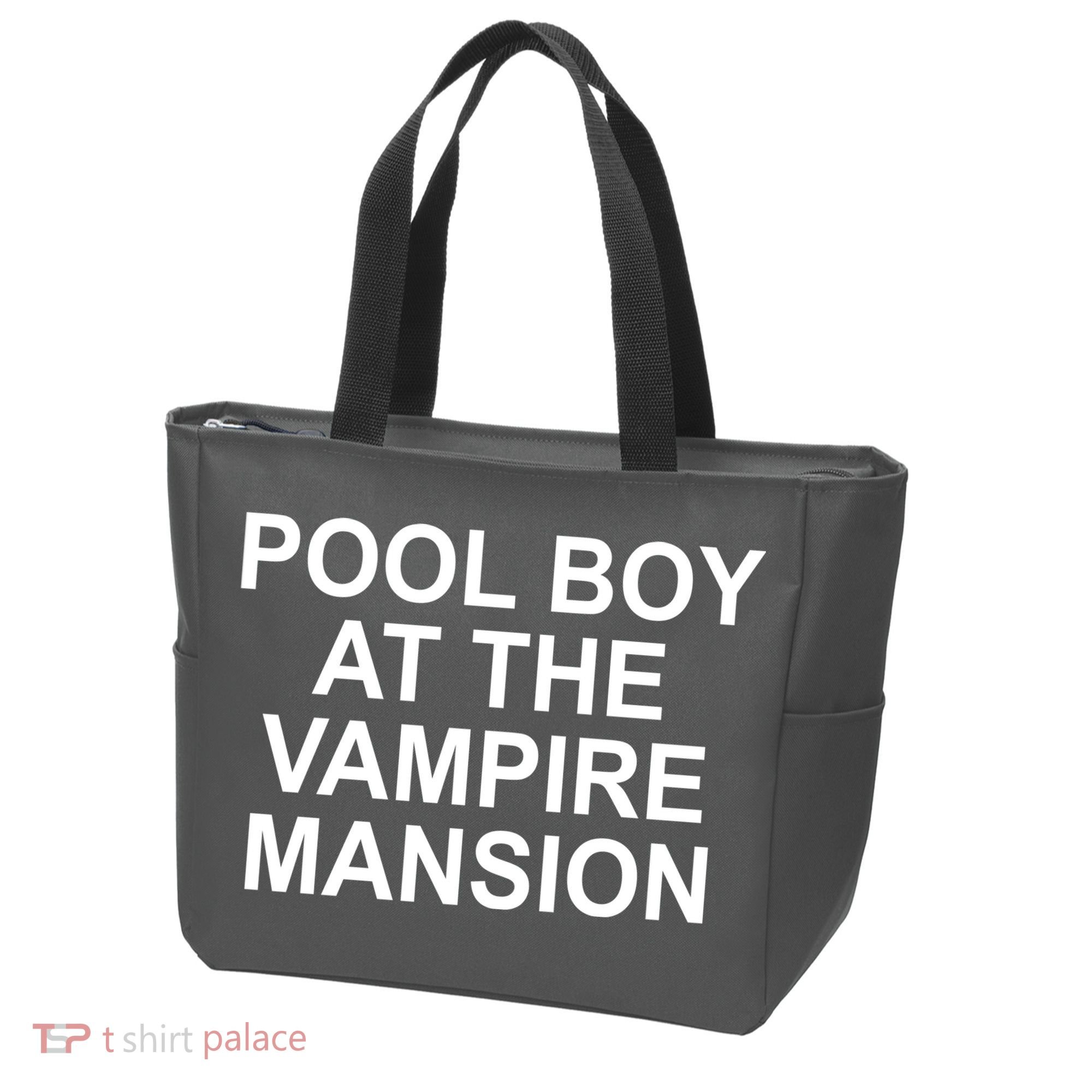 Pool Boy At The Vampire Mansion Tote Bag