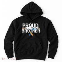 Proud Brother Autism Awareness Shark Support Ribbon Hoodie thumb 0