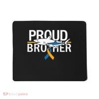 Proud Brother Autism Awareness Shark Support Ribbon Mousepad thumb 0
