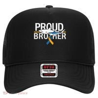 Proud Brother Autism Awareness Shark Support Ribbon Hat thumb 0