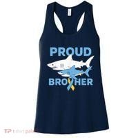 Proud Brother Autism Awareness Shark Support Ribbon Women's Tank Top thumb 0