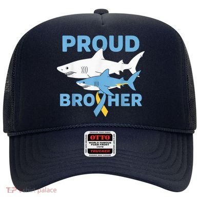 Proud Brother Autism Awareness Shark Support Ribbon Hat