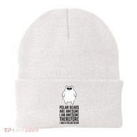 Polar Bears Are Awesome. IM Awesome IM A Polar Bear Beanie thumb 0