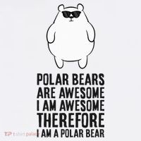 Polar Bears Are Awesome. IM Awesome IM A Polar Bear Women's Hoodie thumb 2