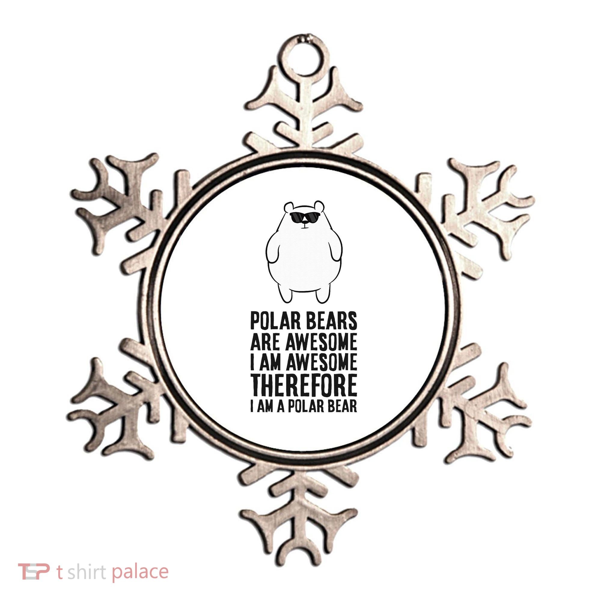 Polar Bears Are Awesome. IM Awesome IM A Polar Bear Ornament