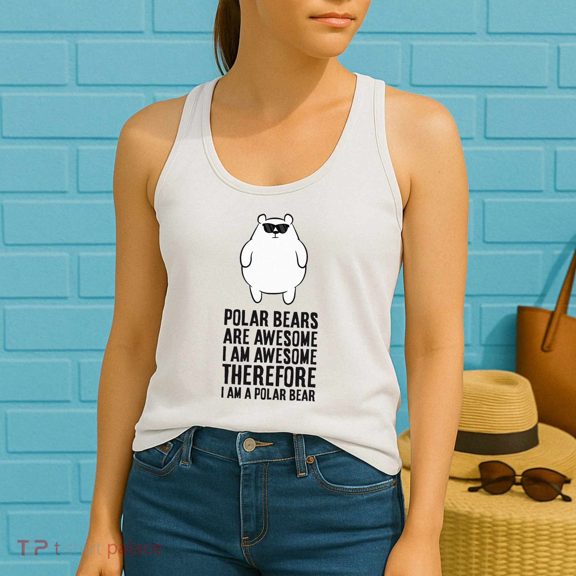 Polar Bears Are Awesome. IM Awesome IM A Polar Bear Women's Tank Top